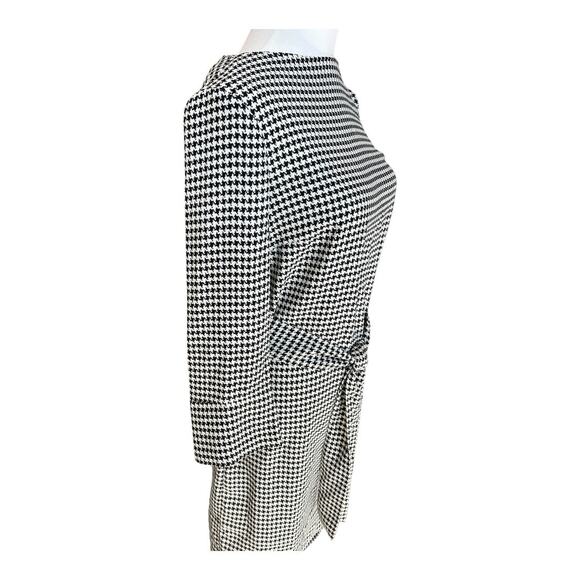 H&M Houndstooth Sheath Belted Dress - Picture 1 of 15